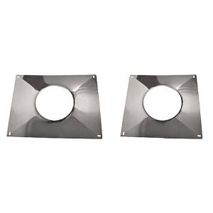 Plaque d'étanchéité haute à bord relevé 350x350mm D.180mm