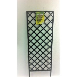 Treillis fixe PVC &agrave; planter Vert 1.7m x0.6m