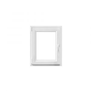Fen&ecirc;tre pvc 1 vantail ouverture &agrave; la fran&ccedil;aise gauche 95X80 blanc