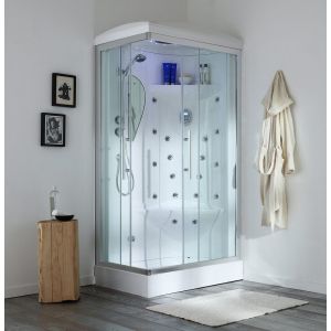 Cabine De Douche Hydromassage Multifonctionnelle 70X90 Droite / Iride