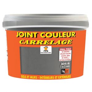 Joint fin carrelage couleur 47 - gris anthracite 1kg