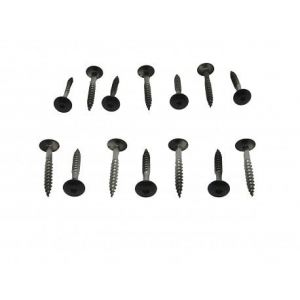 Kit de 50 vis 4,8 x 38 mm tork laqu&eacute;es pour bardage HPL Noir, Longueur de la vis - 38 mm