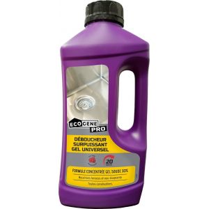 Deboucheur gel surpuissant universel ecogene pro 1l