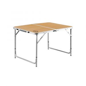 Table de camping pliable 6 places - Forme valise - Dimensions : 120 x 60 x 70 cm