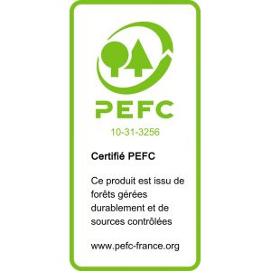 Bloc-porte poussant droite H.204 x l.83 MDF CHENE CLAIR