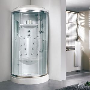 Cabine Box De Douche Semi-Circulaire 90 Cm Avec Hydromassage / Iride