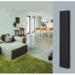 radiateur eau chaude double face 1800 x 4 anthracite 1123 w