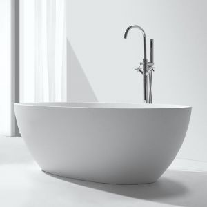 LOUNGE 160 - Baignoire ilot en Solid Surface 160 x 80 x 52(h) cm