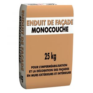 Enduit de façade monocouche 1er prix - 25kg