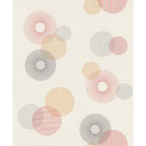 Papier expansé sur intissé uni claustra crème