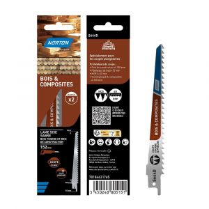 2 Lames de Scie Sabre S644D  Bois Composite
