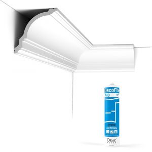 Pack 10 mètres Corniches Plafond CX106 avec colle - Orac x Cimaises-et-plus - 12