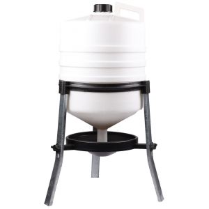 Abreuvoir siphoide en plastique sur pied 24l