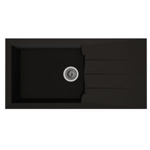 Evier à encastrer Alineo en MMC - Noir - L100xl50cm