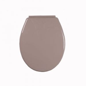 Abattant WC à fermeture lente - Polypropylène - Taupe