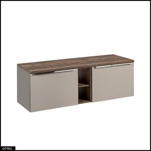 Meubles sous vasque - 140 cm - avec Plan - BOLD TAUPE