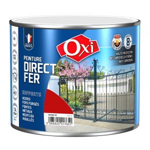 Peinture Direct Fer - Rouge vif - RAL 3020 - Brillant - 1,5L