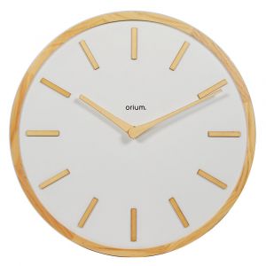 Horloge analogique Elegance Ø30cm - bois - Orium