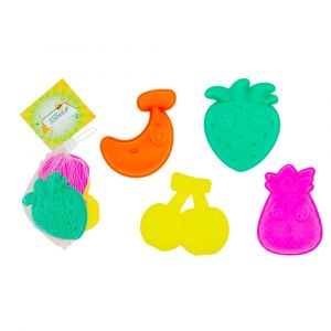 4 moules a sable fruits