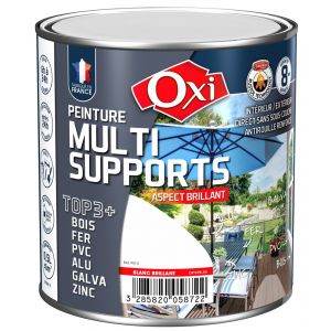 Peinture Multi-support Top 3+ - Brillant - Rouge vif RAL3020 - 2.5L