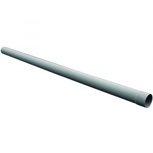 Tube 2 metres descente de gouttiere pvc gris diametre 50 mm