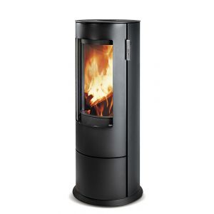 Poêle à bois CHLOÉ acier - vertical - étanche - 6kW