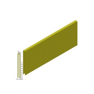 Prebena E20CNKHA Agrafes 20mm - 9200 pièces - en acier galvanisé, résineuses