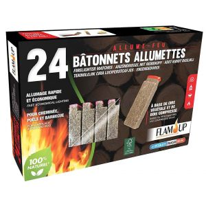 Allume-feu Boîte 24 bâtonnets