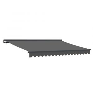 Store electrique led semi coffre stella gris 4x3 m