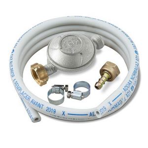 Kit butane tube 5ans 1m50 + 2 colliers + détendeur butane + tétine