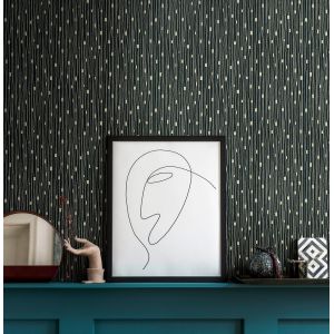 pv/int rayure stars noir or