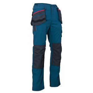 Pantalon travail multipoche Creuset - Bleu gris - Taille 52