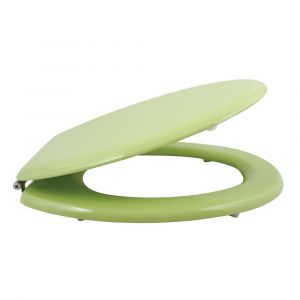 MSV Abattant WC MDF CLEO Vert Amande - Charnières Inox