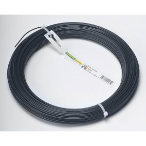 Fil de tension gris plastifié 2,4 mm longueur 100m