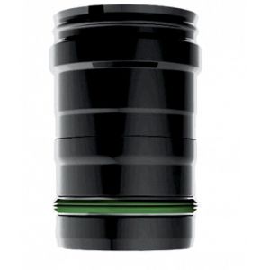 Adaptateur M/F pour pellets à simple paroi - Email 0.7mm - noir - Ø80 - modèle Apollo