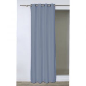 Rideau thermique et obscurcissant cocoon ardoise, 130 x 250 cm