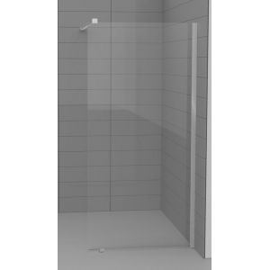 Paroi de douche &agrave; l'italienne transparente - L120xH190cm