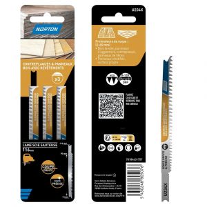 3 Lames de Scie Sauteuse TU234X