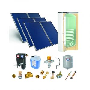 THERMADOR - Astrea Pack A - CESI : 6 capteurs solaires fixation toiture inclinée + ballon préparateur ECS 800L blanc - PSOLECSE68