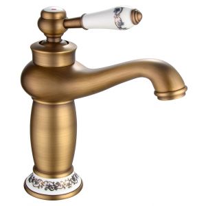 Mitigeur pour lavabo Marple - Vieux-bronze