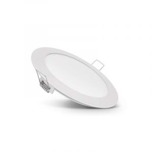 Plafonnier LED Rond Extra Plat 12W 840lm (96W) ?170mm - Blanc du Jour 6000K