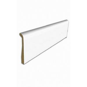 Plinthe de recouvrement MDF revêtu Blanc 16x130 L.2.20m