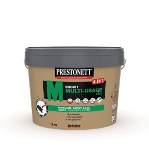 Enduit Prestonett multi usages blanc pate 12 kg