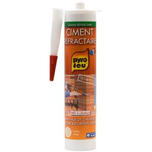 Ciment refractaire cartouche 310 ml