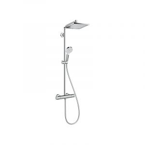 Hansgrohe Showerpipe Crometta E 240 Set de douche 1 jet, Chrome  (27271000-BP)