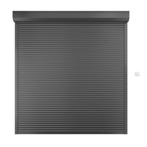 Volet roulant electrique recoupable filaire - Gris - 220x150cm