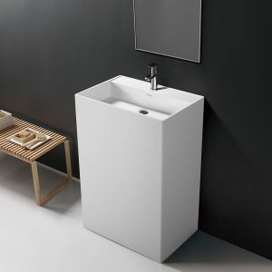TOTEM 60 - Lavabo colonne en Solid Surface 60 x 42 x 90(h) cm