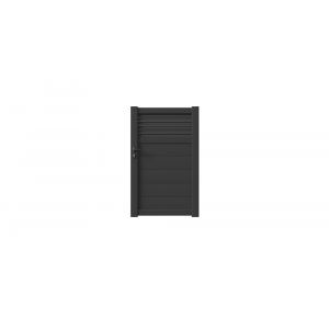 Portillon alu Wilder 1000x1634mm gris 7016STR