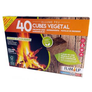 Allume-feu flam'up 40 cubes 100% vegetal 3298960924925