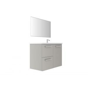 Meuble vasque droite - Sable - L90xP45cm